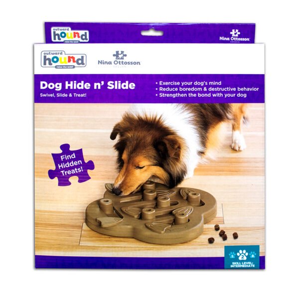 Nina Ottosson Dog Hide N` Slide Composite Tan - Imagen 2