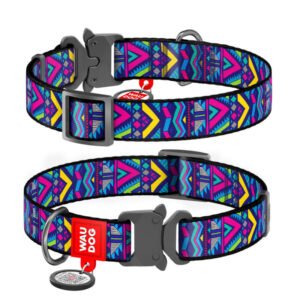 Waudog Collar Indie, Hebilla Fastex de Metal + Placa QR