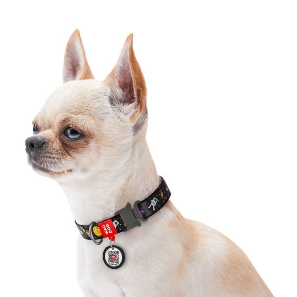 Waudog Collar Nasa, Hebilla Fastex de Metal + Placa QR - Imagen 2
