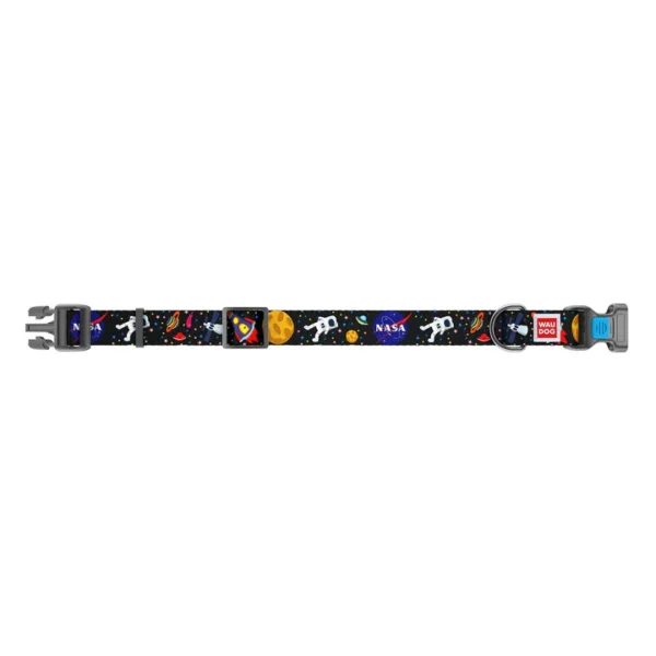 Waudog Collar Nasa, Hebilla Fastex de Plástico + Placa QR - Imagen 4