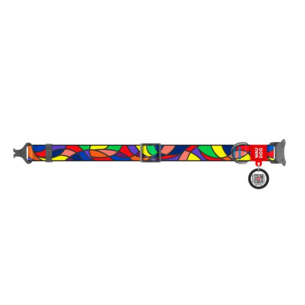 Waudog Collar Vitrage, Hebilla Fastex de Metal + Placa QR - Imagen 3