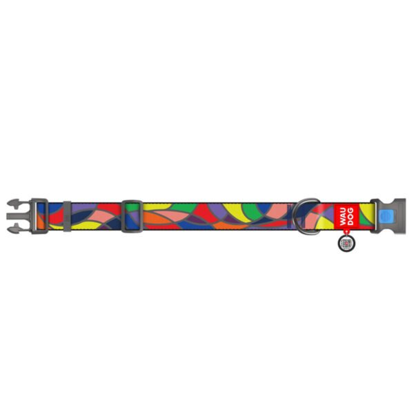 Waudog Collar Vitrage, Hebilla Fastex de Plástico + Placa QR - Imagen 3