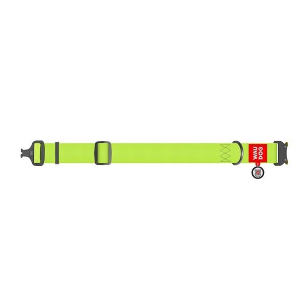 Waudog Collar Waterproof Verde, Hebilla Fastex de Metal + Placa QR - Imagen 5