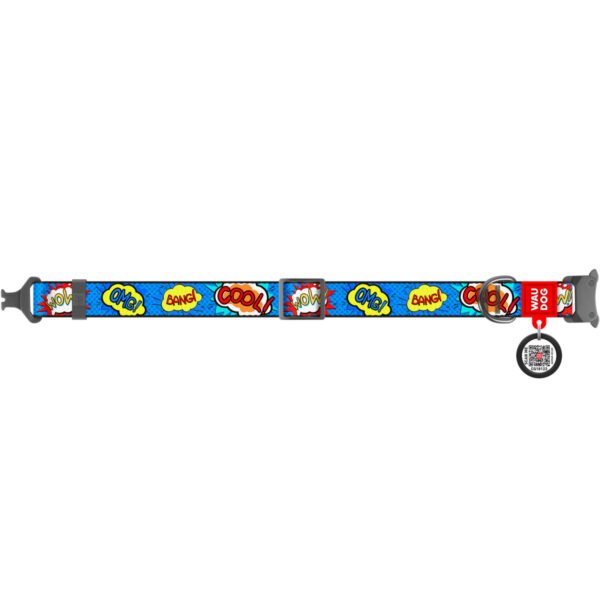 Waudog Collar Wow, Hebilla Fastex de Metal + Placa QR - Imagen 4