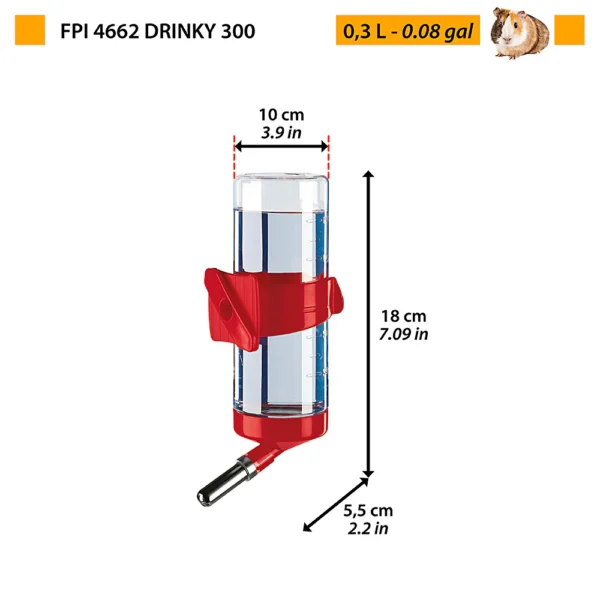 Ferplast Bebedero FPI 4662 Drinky 300 - Imagen 2