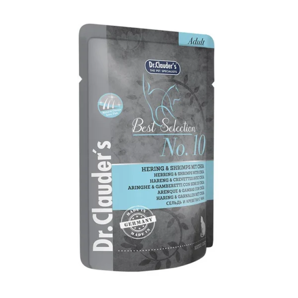 Dr. Clauder's Best Selection N°10 Arenque & Camarones con Chía - Imagen 2