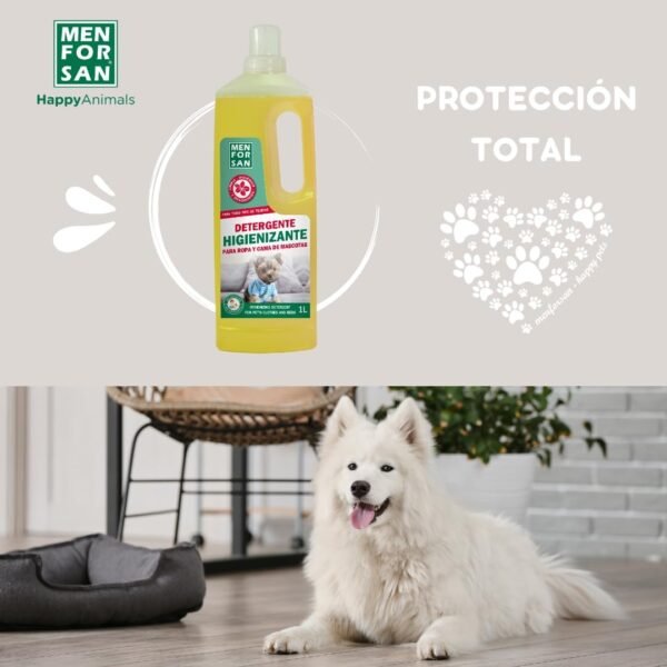 Menforsan Detergente para Ropa y Cama de Mascotas – 1L - Imagen 5