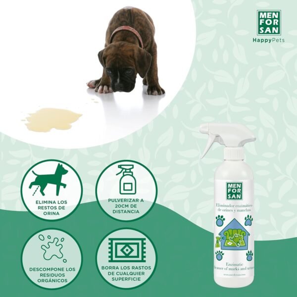 Menforsan Eliminador Enzimático de Orines y Manchas – 500ml - Imagen 3