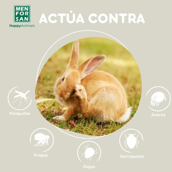 Menforsan Shampoo Anti-Insectos en Polvo para Roedores, Conejos y Hurones – 250gr - Imagen 3
