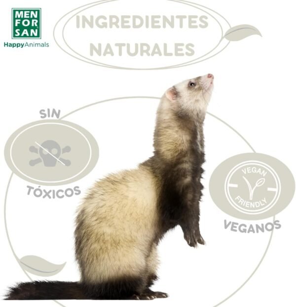 Menforsan Shampoo Anti-Insectos en Polvo para Roedores, Conejos y Hurones – 250gr - Imagen 5