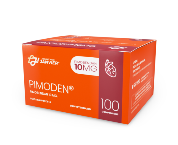Pimoden (Pimobendán) 10mg – Caja x 100 Comp.