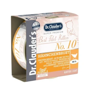 Dr. Clauder's Best Filet Kitten N°10 Pechuga de Pollo – Lata 70gr