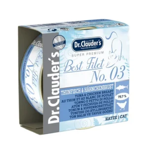 Dr. Clauder's Best Filet N°3 Atún & Pechuga de Pollo – Lata 70gr