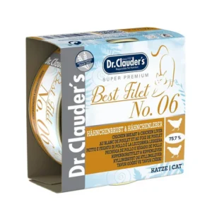 Dr. Clauder's Best Filet N°6 Pechuga e Hígado de Pollo – Lata 70gr