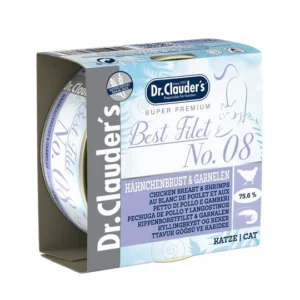 Dr. Clauder's Best Filet N°8 Pechuga de Pollo & Langostinos – Lata 70gr