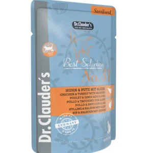 Dr. Clauder's Best Selection N°31 Sterilised Pollo & Pavo con Algas – 85gr