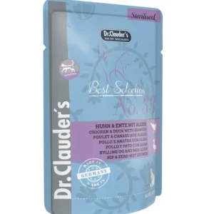 Dr. Clauder's Best Selection N°33 Sterilised Pollo & Pato con Algas – 85gr