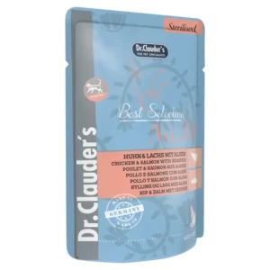 Dr. Clauder's Best Selection N°34 Sterilised Pollo & Salmón con Algas – 85gr