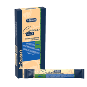Dr. Clauder's Creme Snack Atún con Espinaca – Caja x 6 sticks