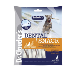 Dr. Clauder's Dental Snack Pato para Razas Medianas – 170gr