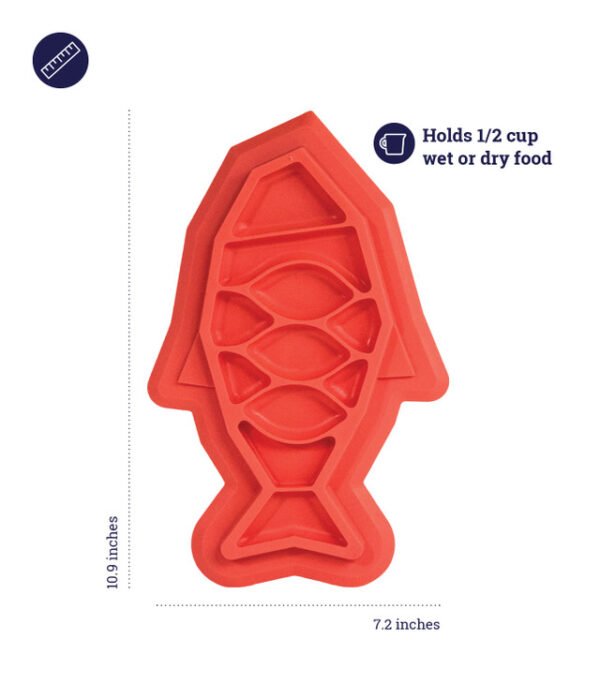 Petstages Comedero Fishie Fun Feed Mat - Imagen 6