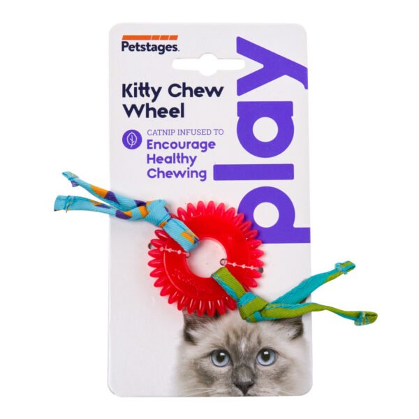 Petstages Juguete Dental Masticable Kitty Chew Wheel - Imagen 2