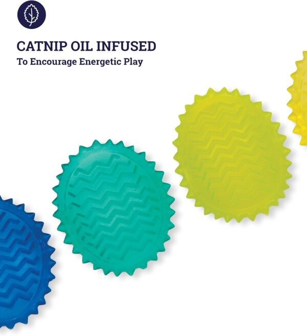 Petstages Juguete Dental Masticable Toss N' Flip Chips - Imagen 4