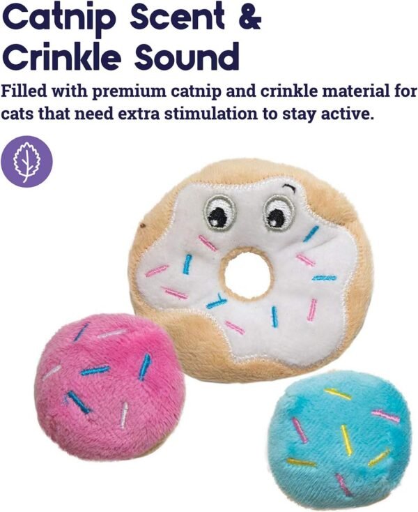 Petstages Juguete Donut – 3 Pack - Imagen 4