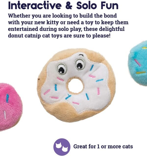 Petstages Juguete Donut – 3 Pack - Imagen 5