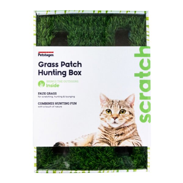 Petstages Juguete Interactivo Grass Patch Hunting Box - Imagen 2