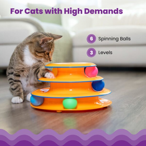 Petstages Juguete Interactivo Tower of Tracks - Imagen 4