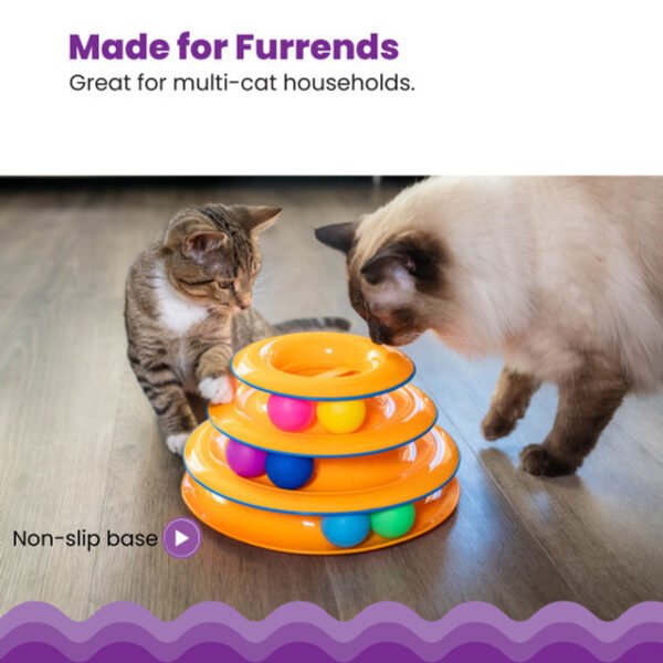 Petstages Juguete Interactivo Tower of Tracks - Imagen 5