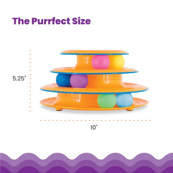 Petstages Juguete Interactivo Tower of Tracks - Imagen 6
