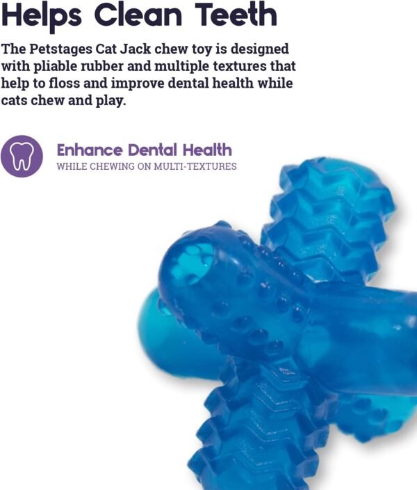 Petstages Juguete Masticable Cat Jack Blue - Imagen 3