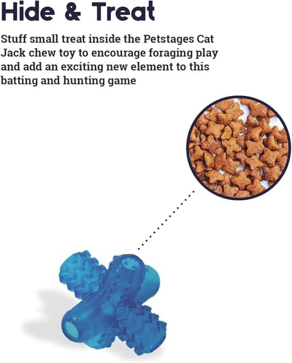 Petstages Juguete Masticable Cat Jack Blue - Imagen 5