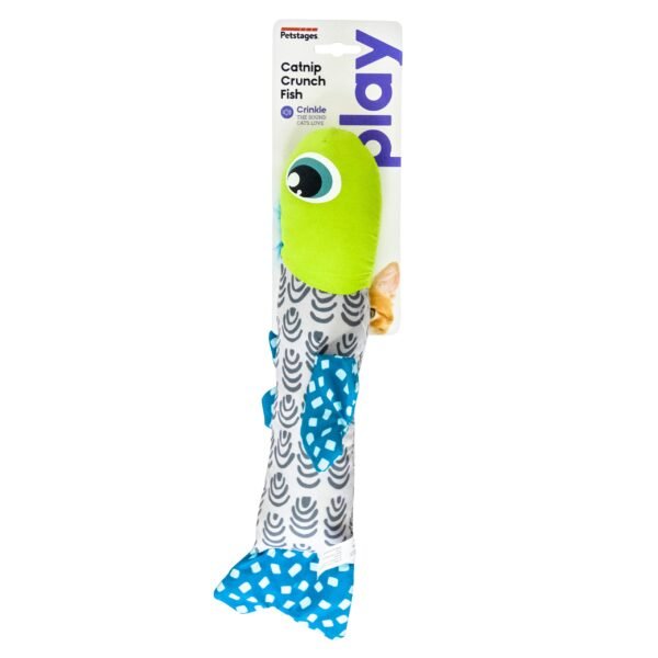 Petstages Juguete Masticable Catnip Crunch Fish - Imagen 2