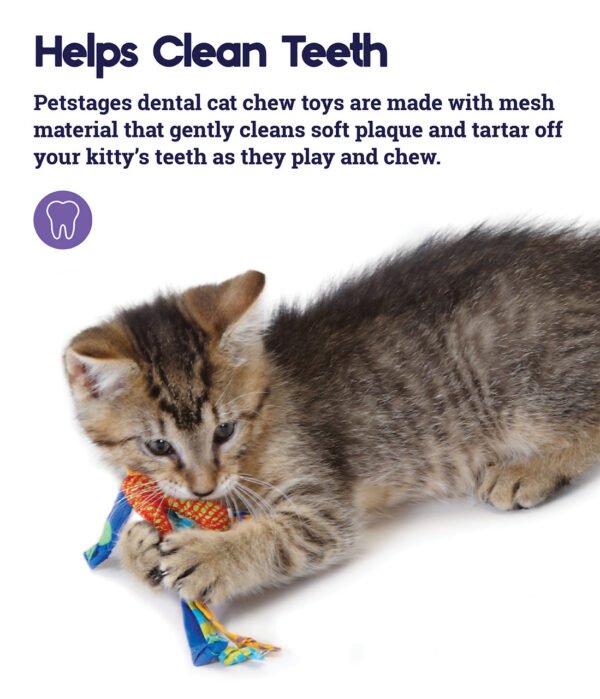Petstages Juguete Masticable Catnip Dental Health Chew – 2 Pack - Imagen 3
