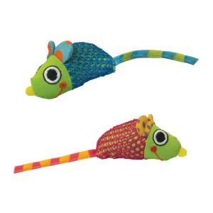 Petstages Juguete Masticable Catnip Dental Health Chew Mice – 2 Pack