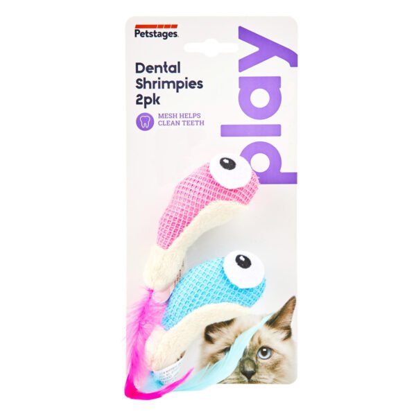 Petstages Juguete Masticable Dental Shrimpies – 2 Pack - Imagen 2