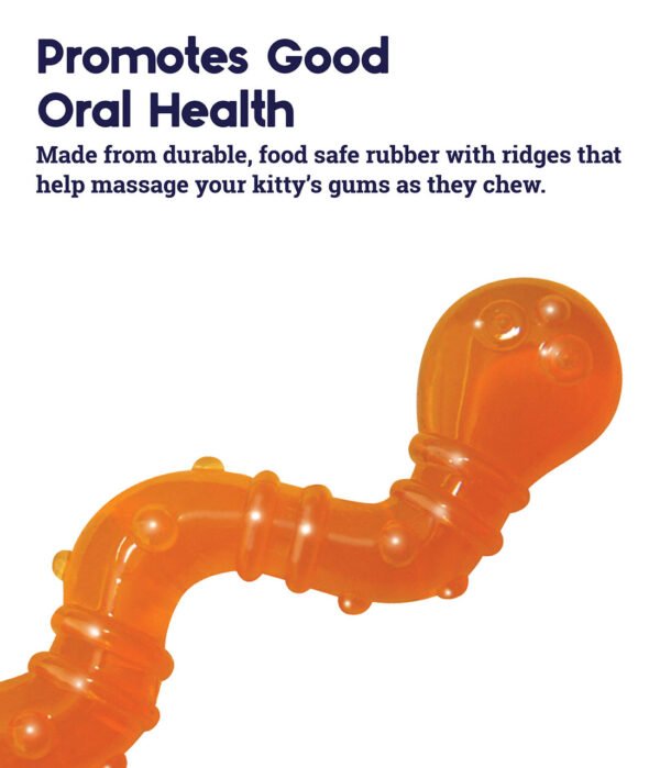 Petstages Juguete Masticable OrkaKat Catnip Wiggle Worm - Imagen 4