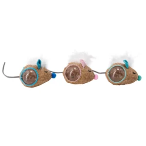 Petstages Juguete Mousin Around Hide 'N Treat – 3 Pack