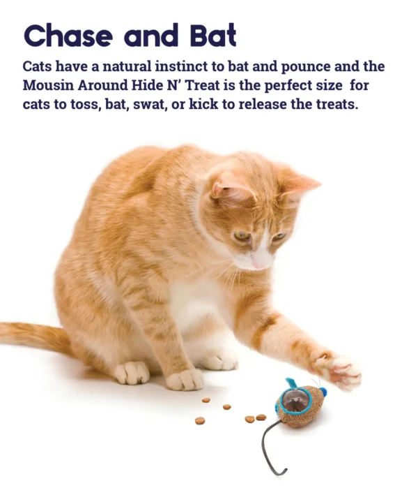 Petstages Juguete Mousin Around Hide 'N Treat – 3 Pack - Imagen 5