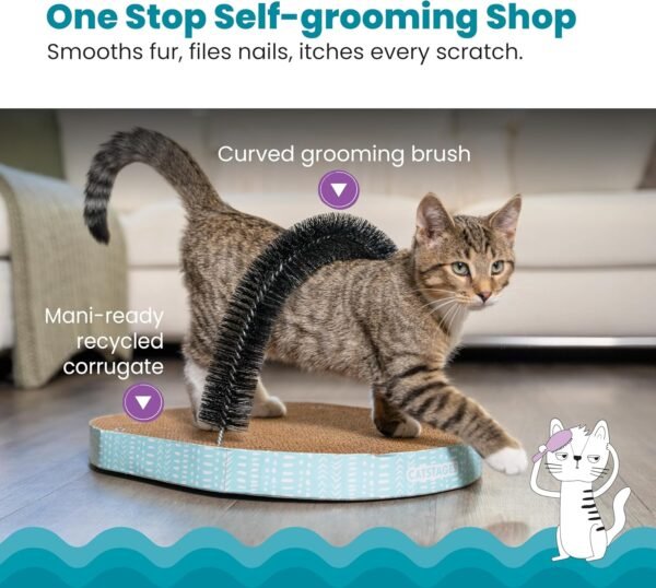 Petstages Juguete Rascador Scratch & Groom - Imagen 2