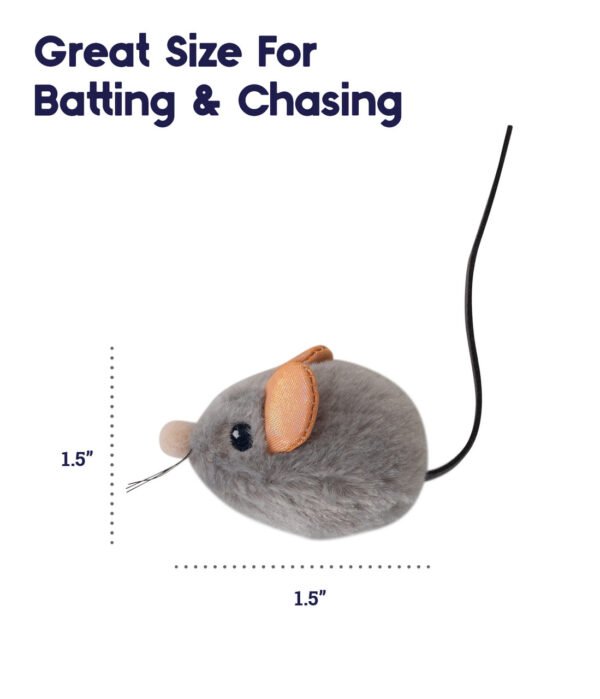 Petstages Juguete Squeak Squeak Mouse Plush - Imagen 6