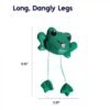 Petstages Juguete Toss 'N Dangle Frog - Imagen 6