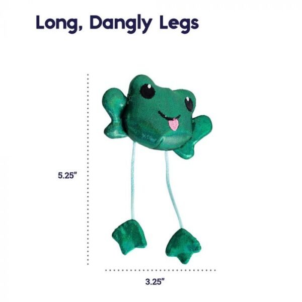 Petstages Juguete Toss 'N Dangle Frog - Imagen 6