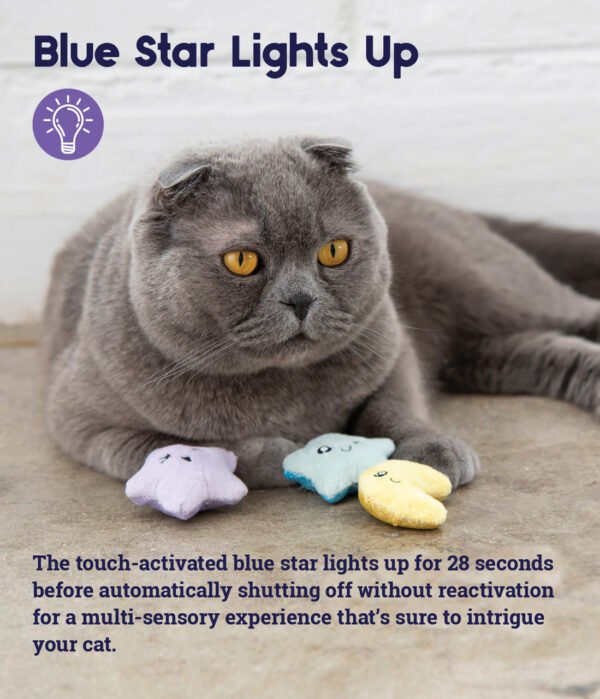 Petstages Juguete Toss N' Twinkle – 3 Pack - Imagen 4