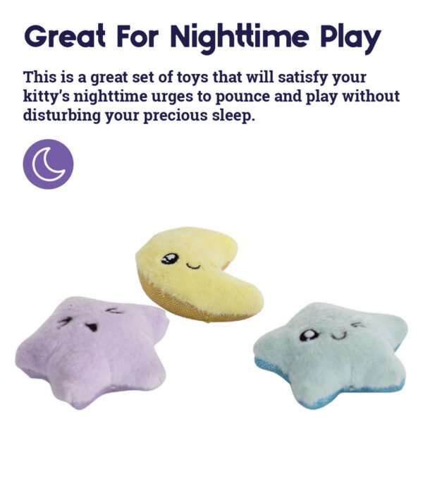 Petstages Juguete Toss N' Twinkle – 3 Pack - Imagen 5