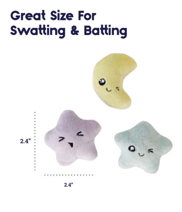 Petstages Juguete Toss N' Twinkle – 3 Pack - Imagen 6