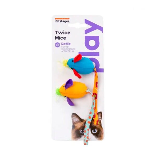 Petstages Juguete Twice Mice - Imagen 2